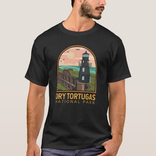 Camiseta Parque nacional de Tortugas Secas Emblem (Anverso)