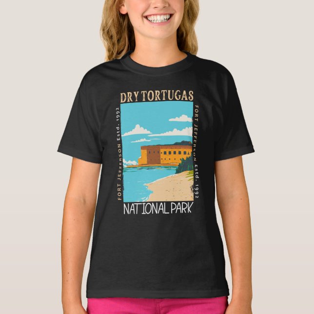 Camiseta Parque nacional de Tortugas Secas Fort Jefferson d (Anverso)