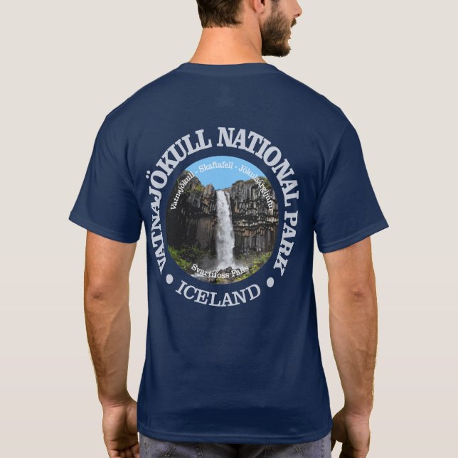 Camiseta Parque nacional de Vatnajokull (Reverso)