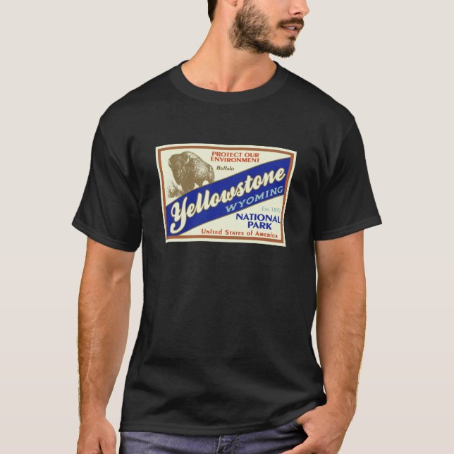 Camiseta Parque nacional de Yellowstone (Anverso)