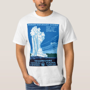 Camiseta Parque nacional de Yellowstone