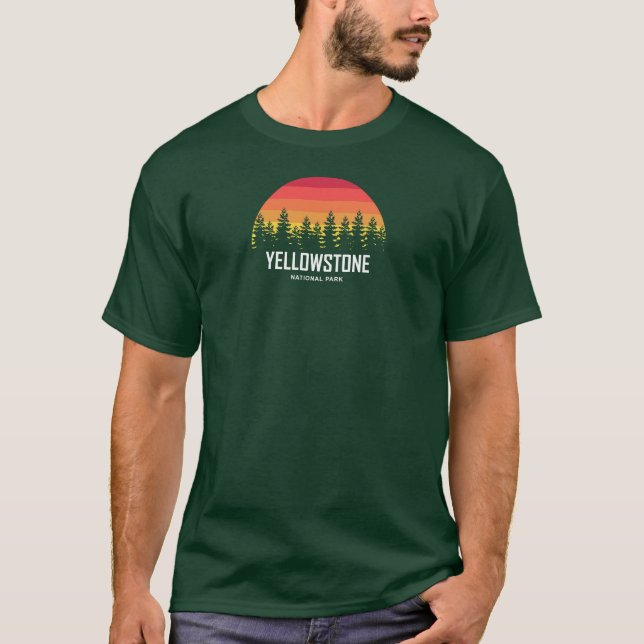 Camiseta Parque nacional de Yellowstone (Anverso)