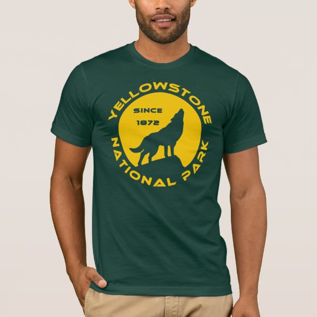 Camiseta Parque nacional de Yellowstone (Anverso)
