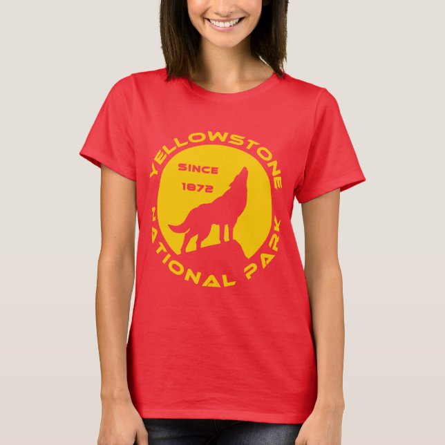 Camiseta Parque nacional de Yellowstone (Anverso)