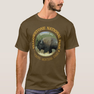 Camiseta Parque nacional de Yellowstone (bisonte)