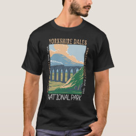Camiseta Parque nacional de Yorkshire Dales, Inglaterra, co