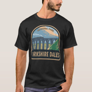 Camiseta Parque nacional de Yorkshire Dales Inglaterra Vint