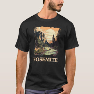 Camiseta Parque nacional de Yosemite, excursión por la natu