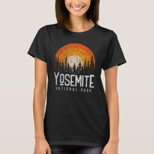 Camiseta Parque Nacional de Yosemite US Estilo Retro Vintag