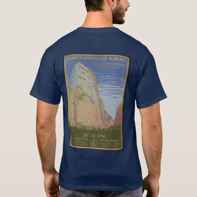 Camiseta Parque nacional de Zion (Reverso)