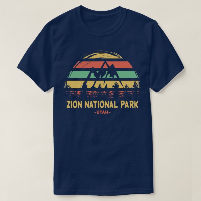 Camiseta Parque nacional de Zion (Diseño del anverso)