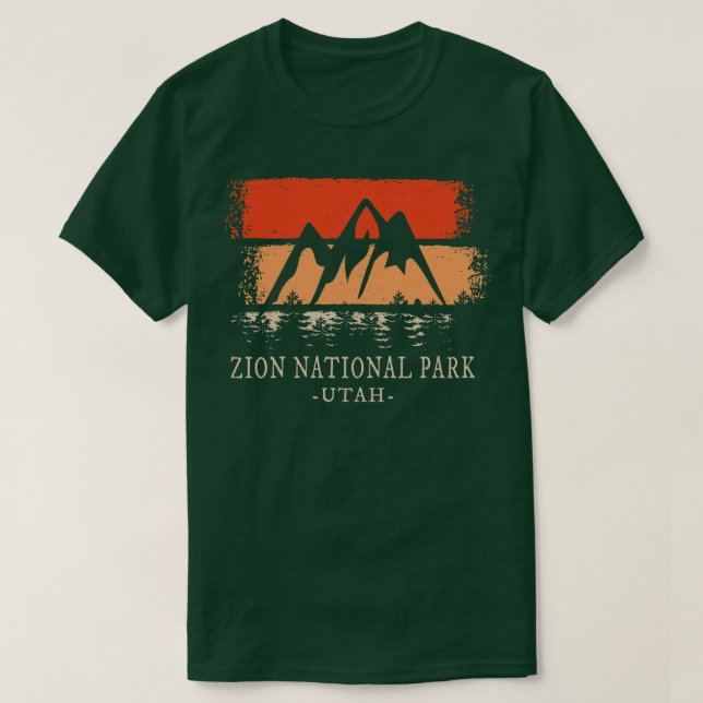 Camiseta Parque nacional de Zion (Diseño del anverso)