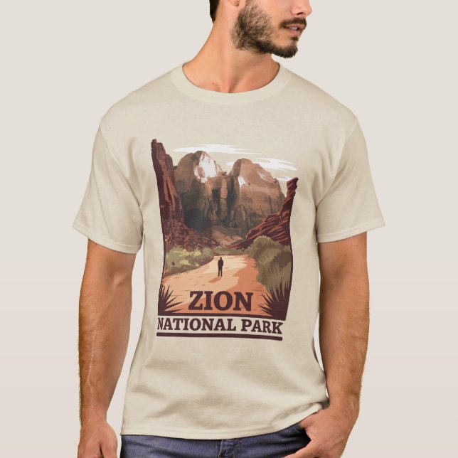 Camiseta Parque nacional de Zion (Anverso)