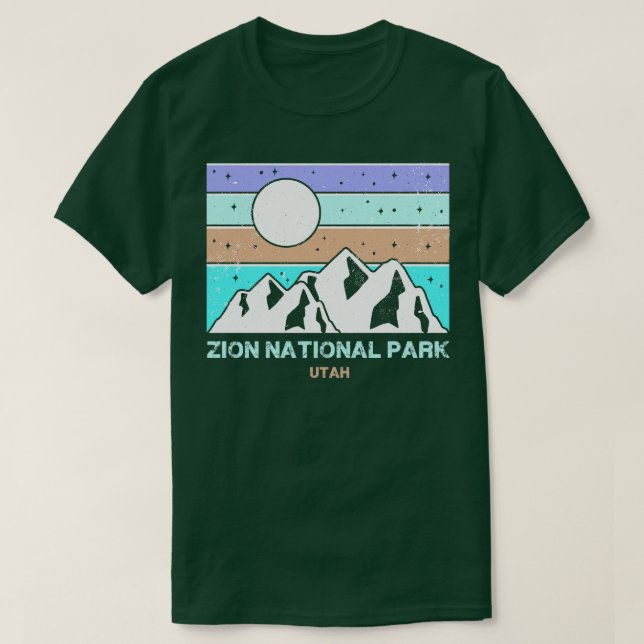 Camiseta Parque nacional de Zion 2 (Diseño del anverso)