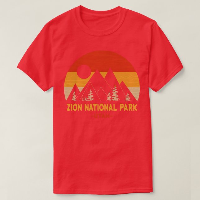 Camiseta Parque nacional de Zion 2 (Diseño del anverso)