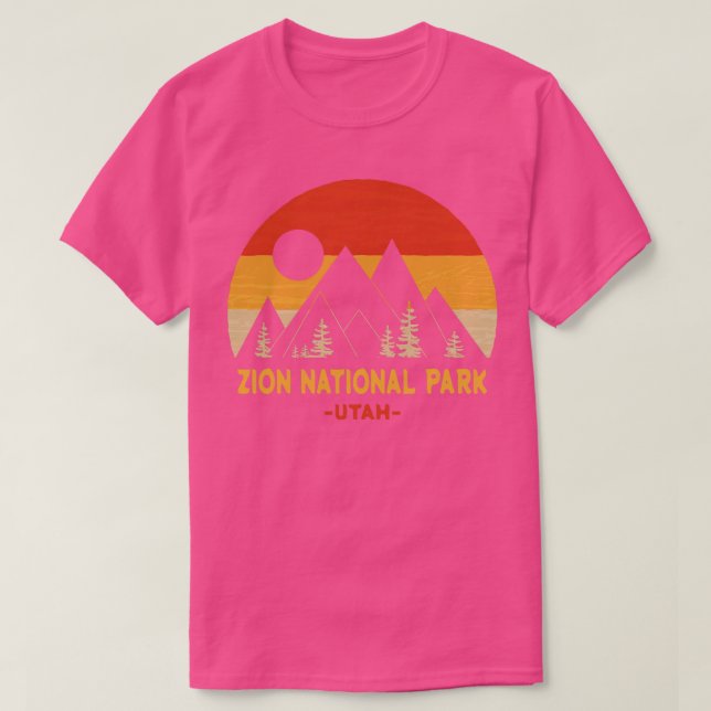 Camiseta Parque nacional de Zion 3 (Diseño del anverso)