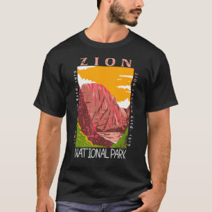 Camiseta Parque nacional de Zion en el cañón Utah Zion