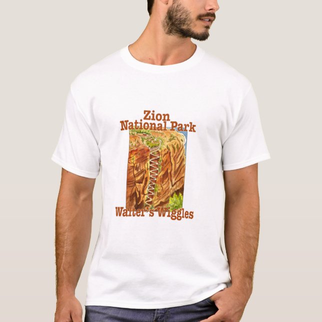 Camiseta Parque nacional de Zion, las pelucas de Walter (Anverso)