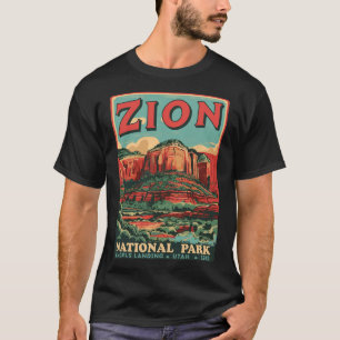Camiseta Parque nacional de Zion Los ángeles de Utah aterri