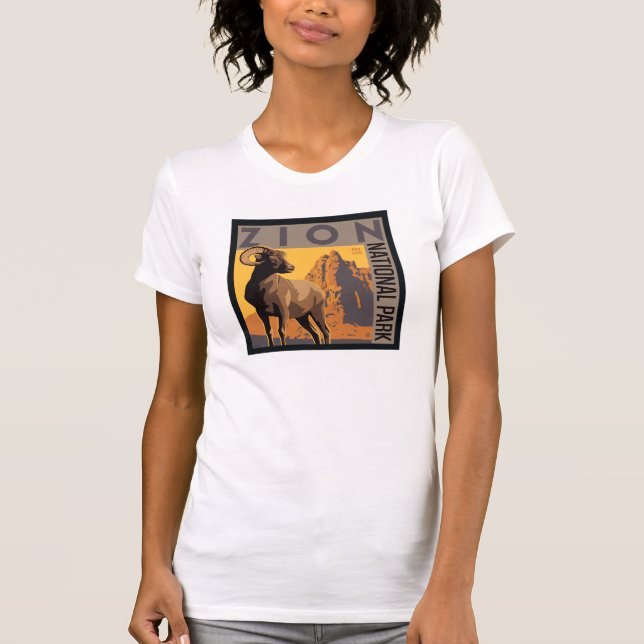 Camiseta Parque nacional de Zion | Ram (Anverso)