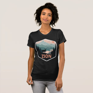 Camiseta Parque nacional de Zion, Utah Deer Traveler Tourie