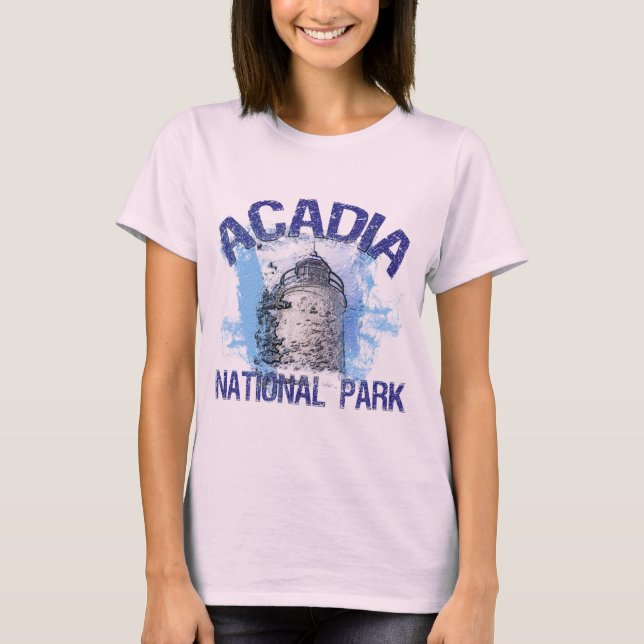 Camiseta Parque nacional del Acadia (Anverso)