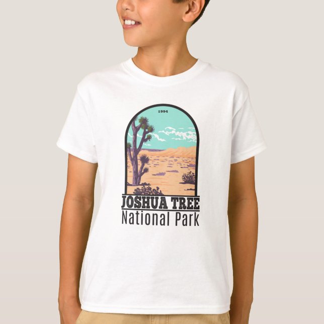 Camiseta Parque nacional del árbol de Joshua Tule Springs V (Anverso)