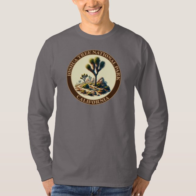 Camiseta Parque Nacional del Árbol Joshua, California (Anverso)