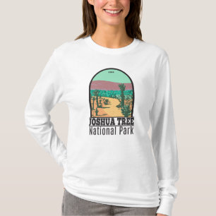 Camiseta Parque nacional del árbol Joshua Cholla Cactus Gar