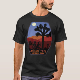 Camiseta Parque Nacional del Árbol Retro Joshua del desier