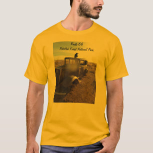 Camiseta Parque nacional del bosque aterrorizado de la ruta