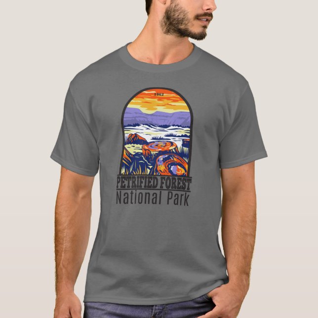 Camiseta Parque nacional del Bosque Petrificado (Anverso)