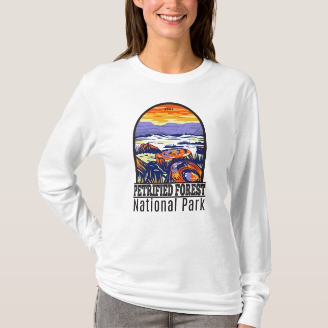 Camiseta Parque nacional del Bosque Petrificado (Anverso)