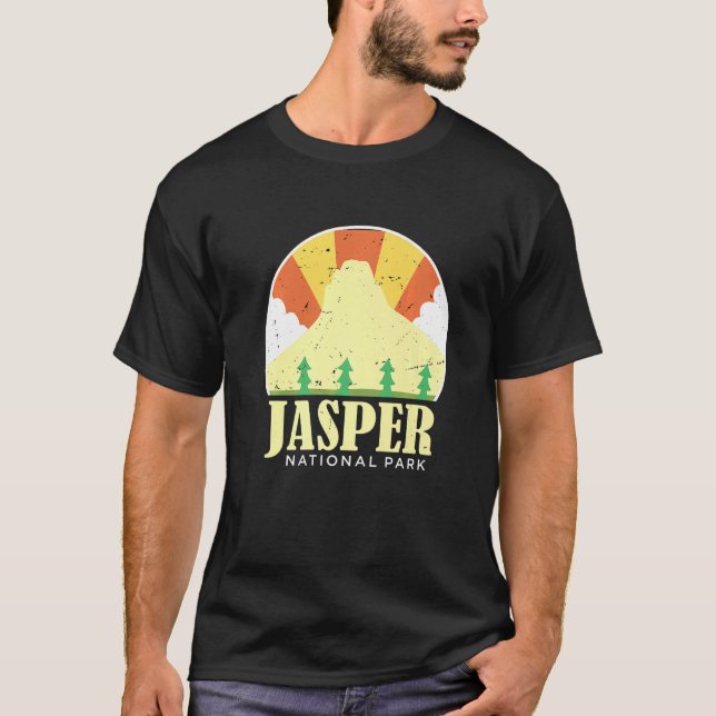 Camiseta Parque nacional del Canadá Jasper Alberta Souvenir (Anverso)