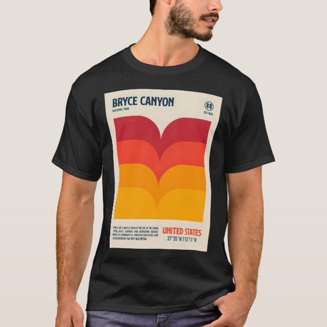 Camiseta Parque nacional del Cañón Bryce (Anverso)