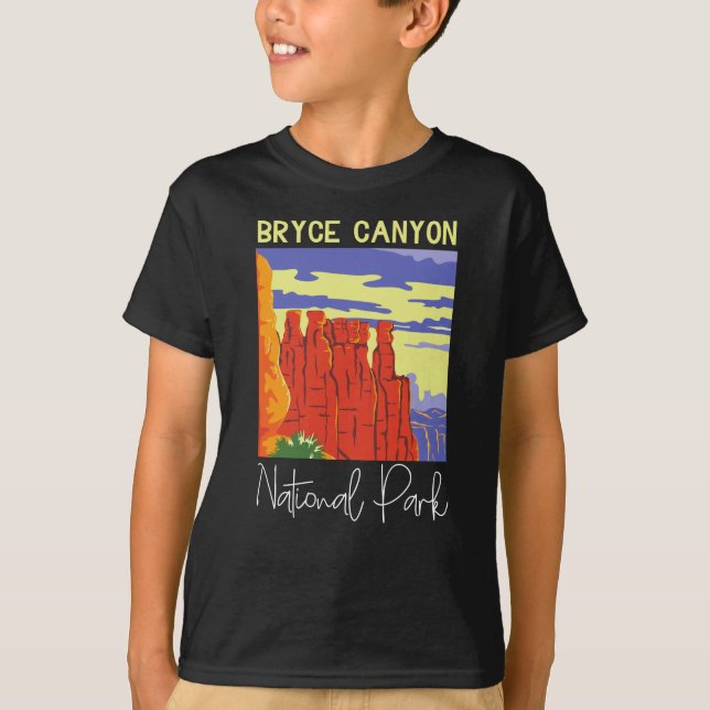 Camiseta Parque nacional del Cañón Bryce EE.UU. (Anverso)