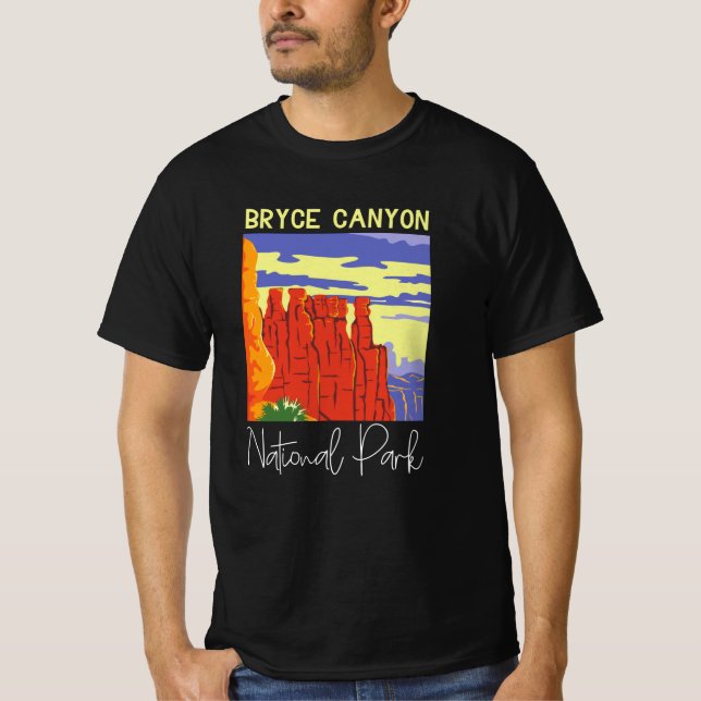 Camiseta Parque nacional del Cañón Bryce EE.UU. (Anverso)