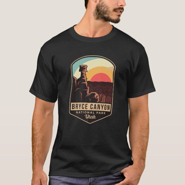 Camiseta Parque nacional del Cañón Bryce Senderismo por el  (Anverso)