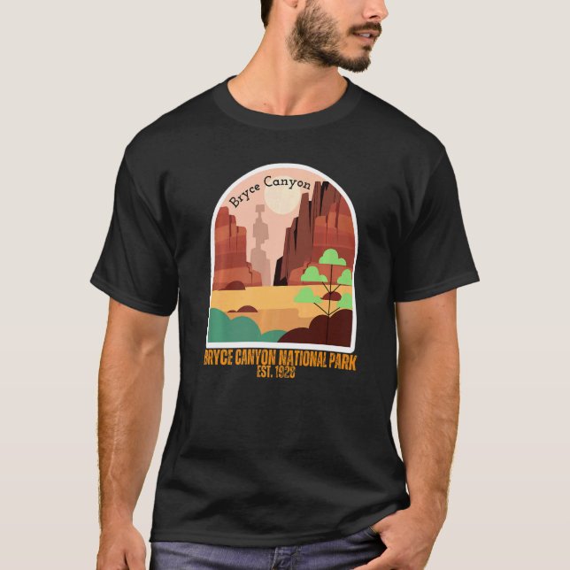 Camiseta Parque nacional del Cañón Bryce Sur Utah (Anverso)