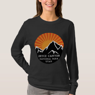 Camiseta Parque nacional del Cañón Bryce Utah Vintage Sunse