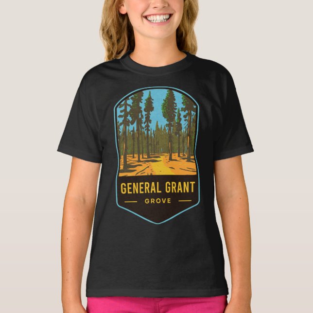 Camiseta Parque nacional del Cañón del General Grant Grove  (Anverso)