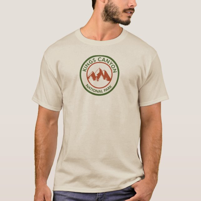 Camiseta Parque nacional del Cañón Kings (Anverso)