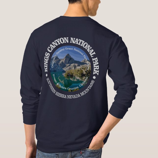 Camiseta Parque nacional del Cañón Kings (Reverso)