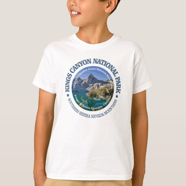 Camiseta Parque nacional del Cañón Kings (Anverso)