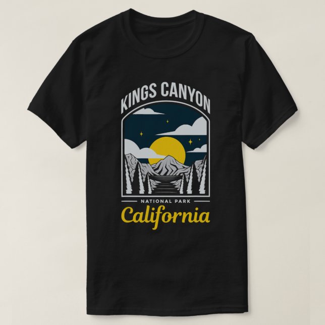 Camiseta Parque nacional del Cañón Kings (Diseño del anverso)