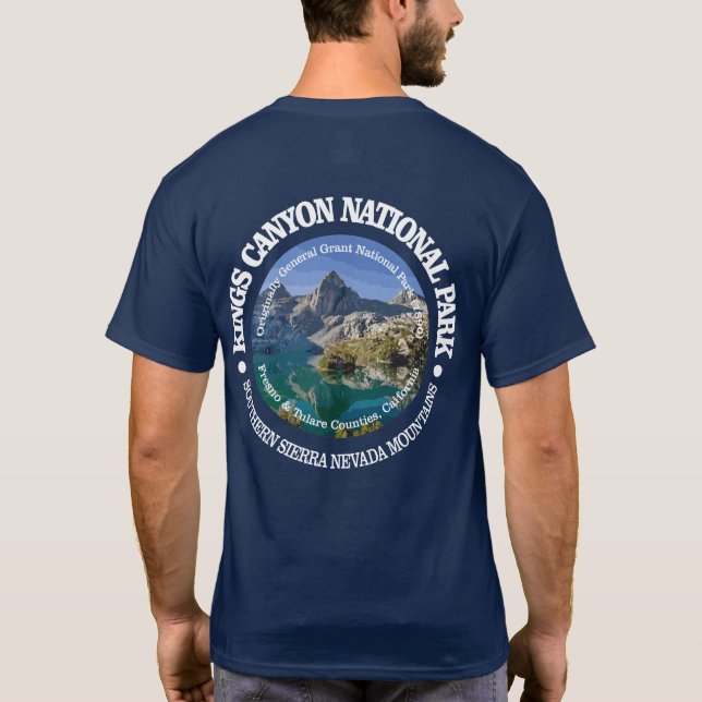 Camiseta Parque nacional del Cañón Kings (Reverso)