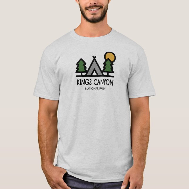 Camiseta Parque nacional del Cañón Kings (Anverso)