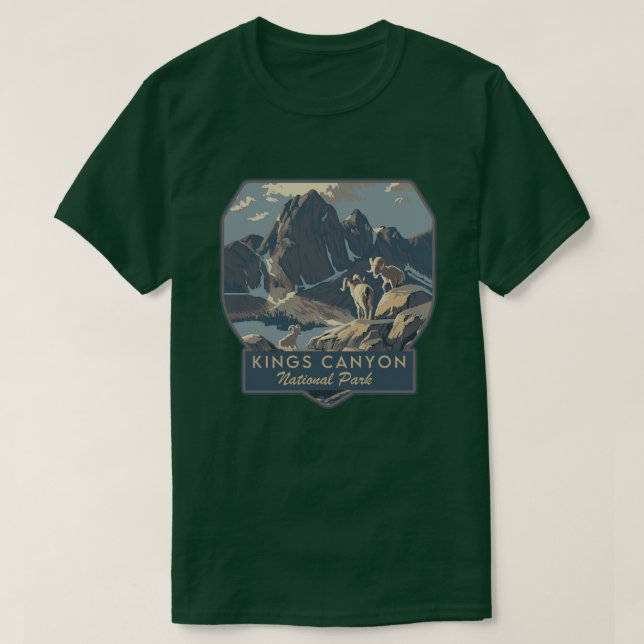 Camiseta Parque nacional del Cañón Kings (Diseño del anverso)