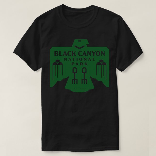 Camiseta Parque nacional del Cañón Negro Nativo Americano G (Diseño del anverso)