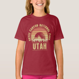 Camiseta Parque nacional del Cañón Retro Bryce